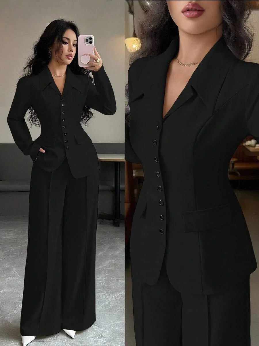 Frances Drop Shoulder Shirt and Trousers Co-ord Set