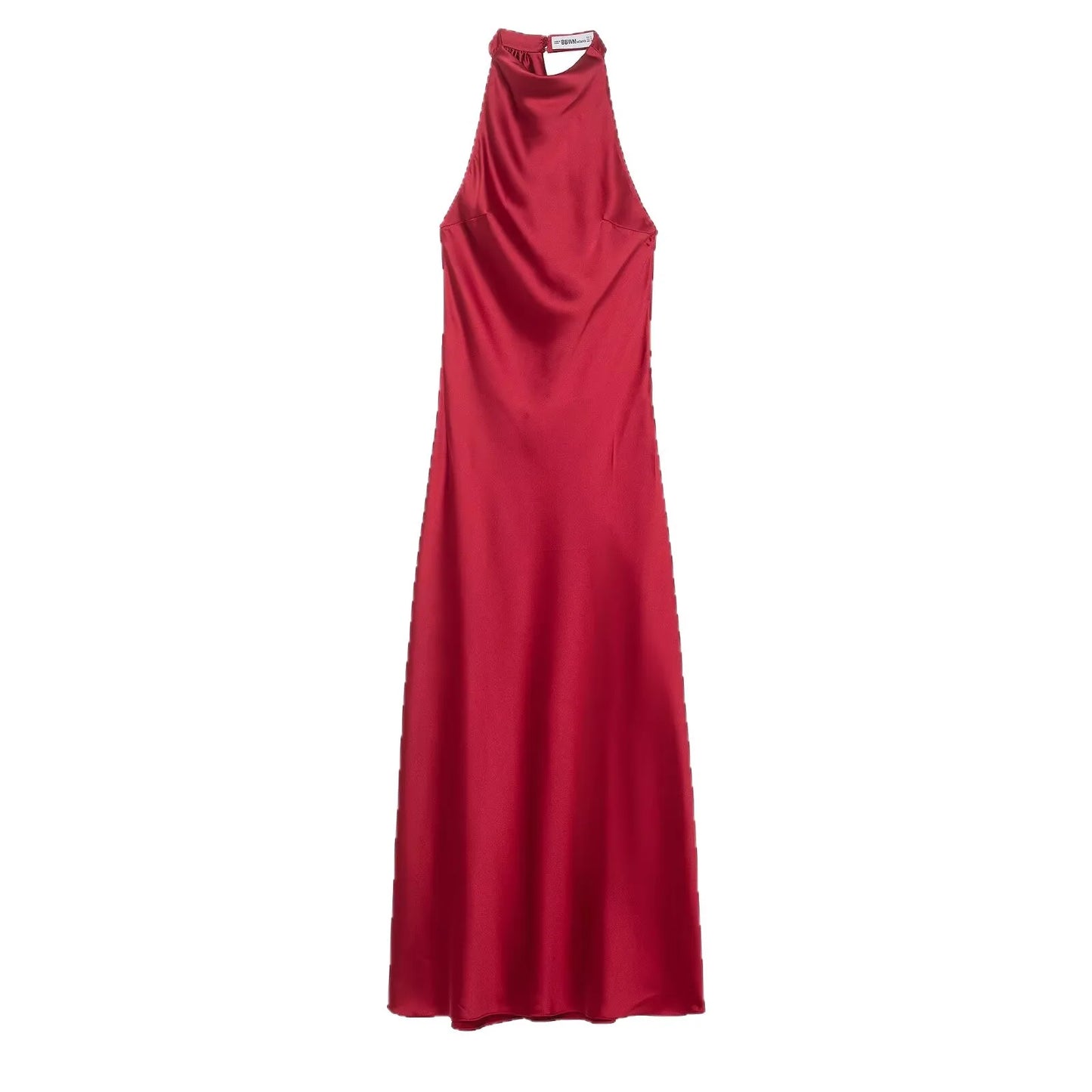 Ida Satin Finish Sleeveless Empire Maxi Dress