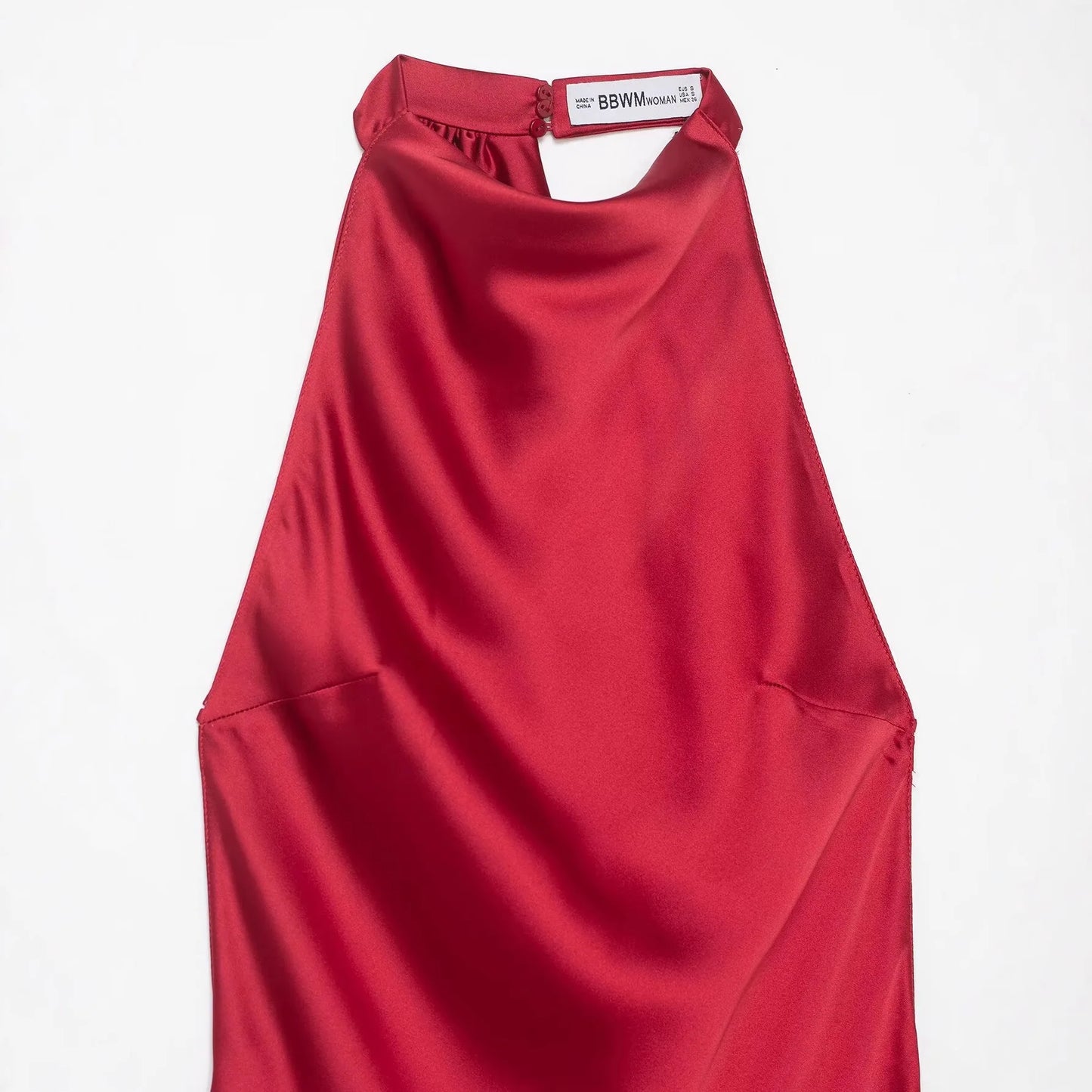 Ida Satin Finish Sleeveless Empire Maxi Dress