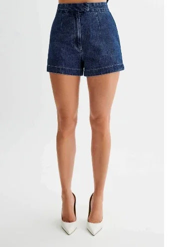 Bonnie Sleeveless Denim Top and Shorts Co-ord Set