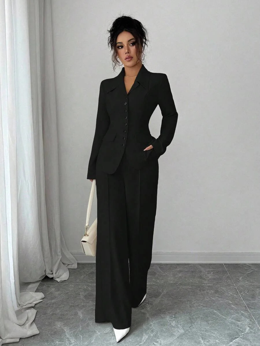 Frances Drop Shoulder Shirt and Trousers Co-ord Set