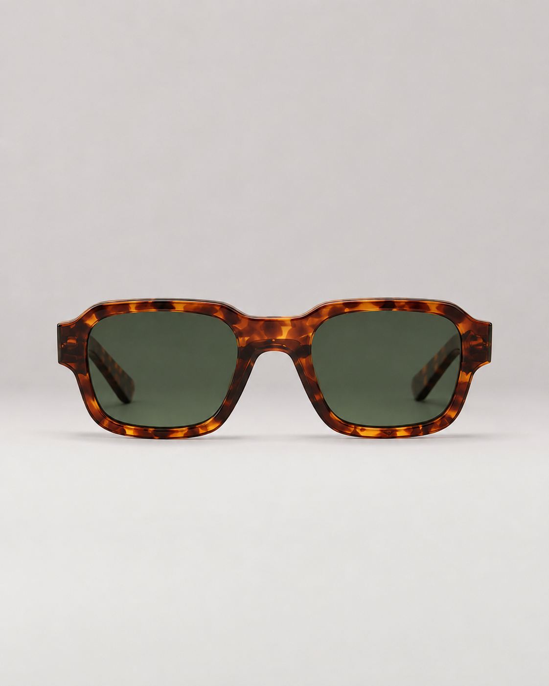 Riviera Transparent Frame Square Retro UV400 Sunglasses
